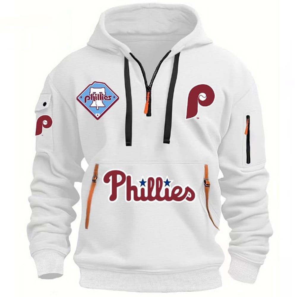 2025 Phillies Hoodie Half Zipper 2025 Phillies Hoodie Half Zipper