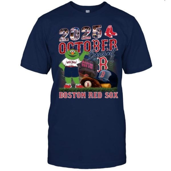 2025 Red Sox October Baseball Two-Sided Shirt