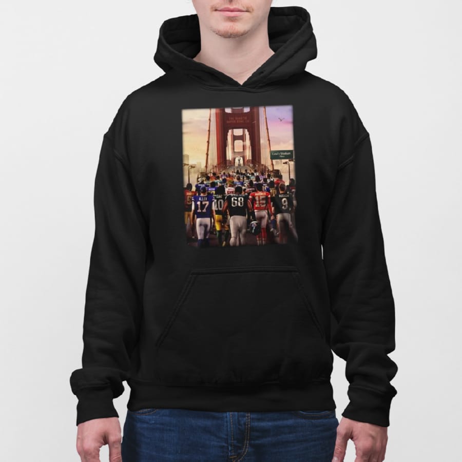 2025 Road To The Super Bowl Graphic Shirt 2025 Road To The Super Bowl Graphic Shirt