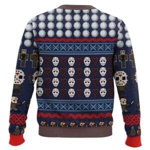 Jason Vorhees Friday the 13th Ugly Christmas Sweater1