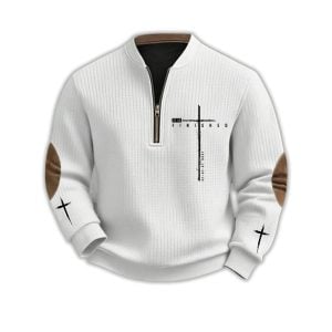 Men’s It Is Finished Cross Printed Casual Top