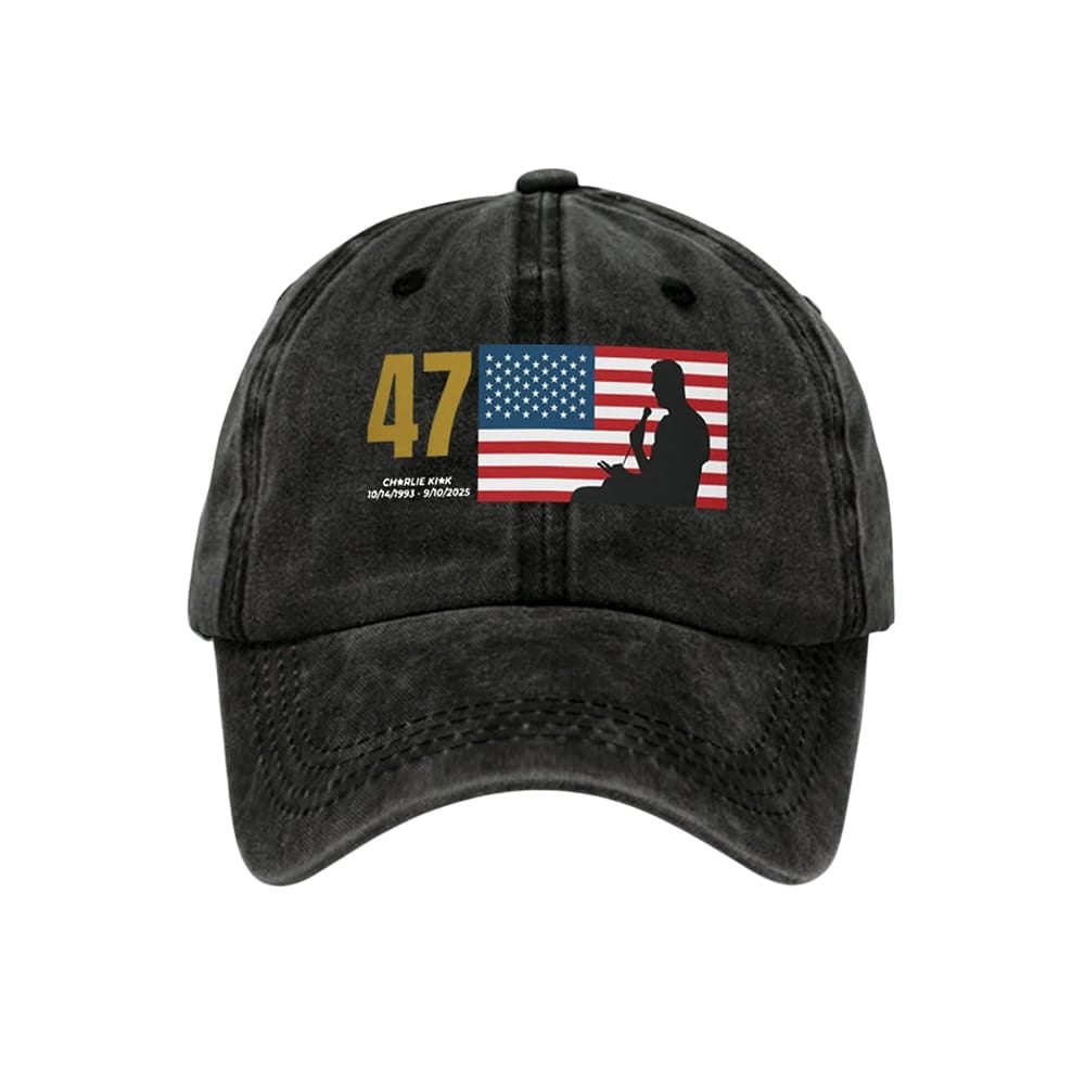 47 RIP Charlie Kirk Hat 47 RIP Charlie Kirk Hat