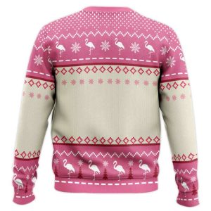 Pink Flamingo Ugly Christmas Sweater1