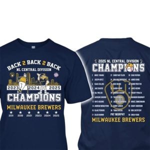 2025 Brewers B2B2B Division Champs Shirt