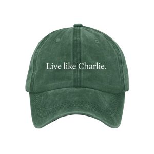 Live Like Charlie Red Hat3