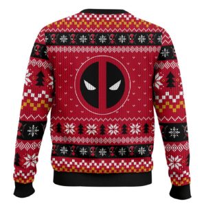 Marvel Jesus Deadpool Ugly Christmas Sweater1