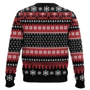 Retro Leonardo Dicaprio Meme Ugly Christmas Sweater1