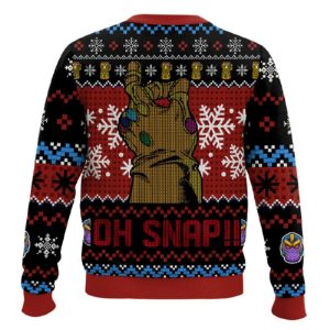 Thanos Half Of You Are On My Naughty List Ugly Christmas Sweater1