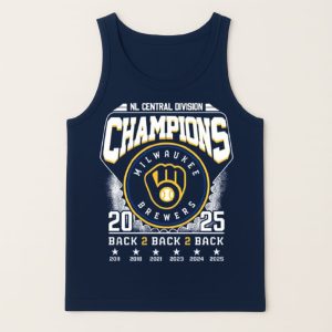 Brewers NL Central Division Champions 2025 B2B2B Shirt 2 Brewers NL Central Division Champions 2025 B2B2B Shirt