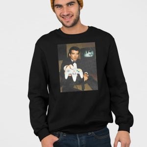 Pierce Brosnan Playing Game Shirt 3