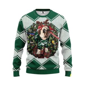 Jets Pub Dog Ugly Christmas Sweater