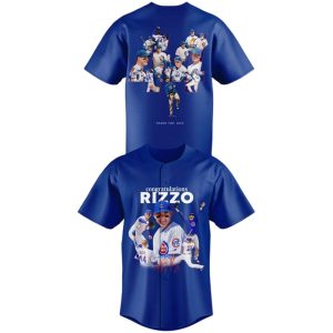 Cubs Legend Anthony Rizzo Jersey Thank You Rizz1
