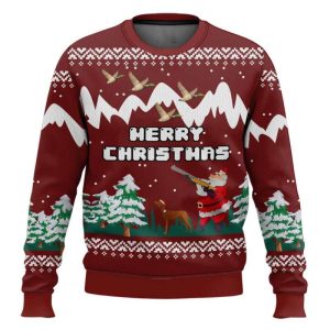 Merry Christmas Duck Hunting Ugly Christmas Sweater