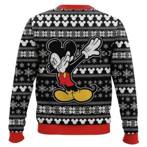Mickey Dabbing Ugly Christmas Sweater1
