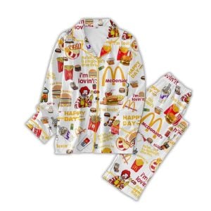 Christmas Mc Donald Pajamas Set 1 Christmas Mc Donald Pajamas Set1