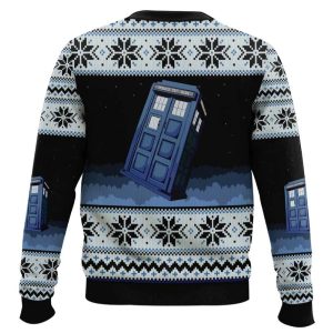 Doctor Who Tardis Ugly Christmas Sweater1