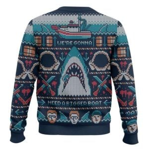 Jaws Were Gonna Need A Bigger Boat Christmas Ugly Sweater1