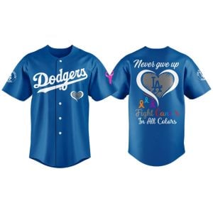 2025 Dodgers Fight Cancer Night Jersey