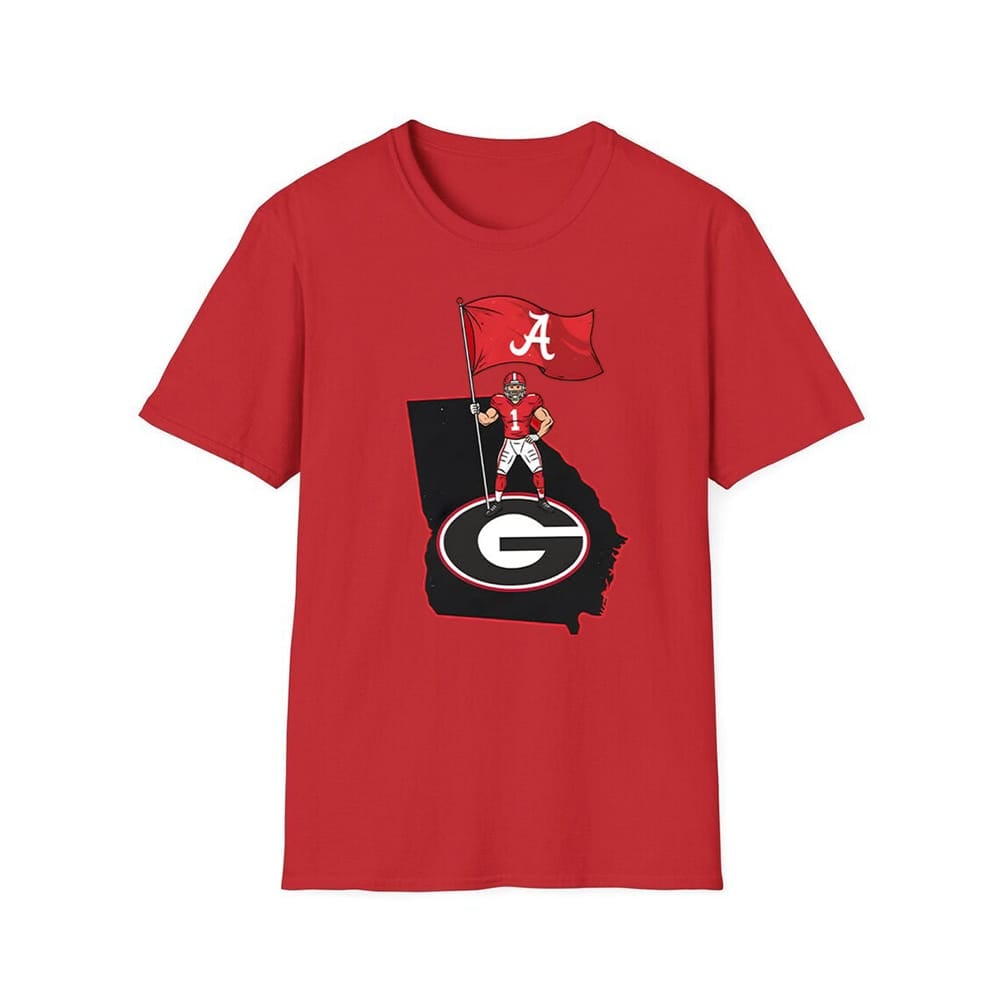 Alabama Plant on the Flag Bulldogs Shirt 1 Alabama Plant on the Flag Bulldogs Shirt