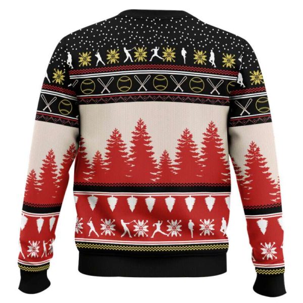 All I Want For Christmas Is More Time For Softball Christmas Ugly Sweater