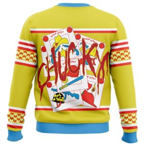 Charles Lee Ray Dead By Daylight Ugly Christmas Sweater1