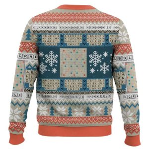Scrabble Board Games Ugly Christmas Sweater1