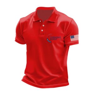 Charlie Kirk Turning Point USA Polo Shirt1