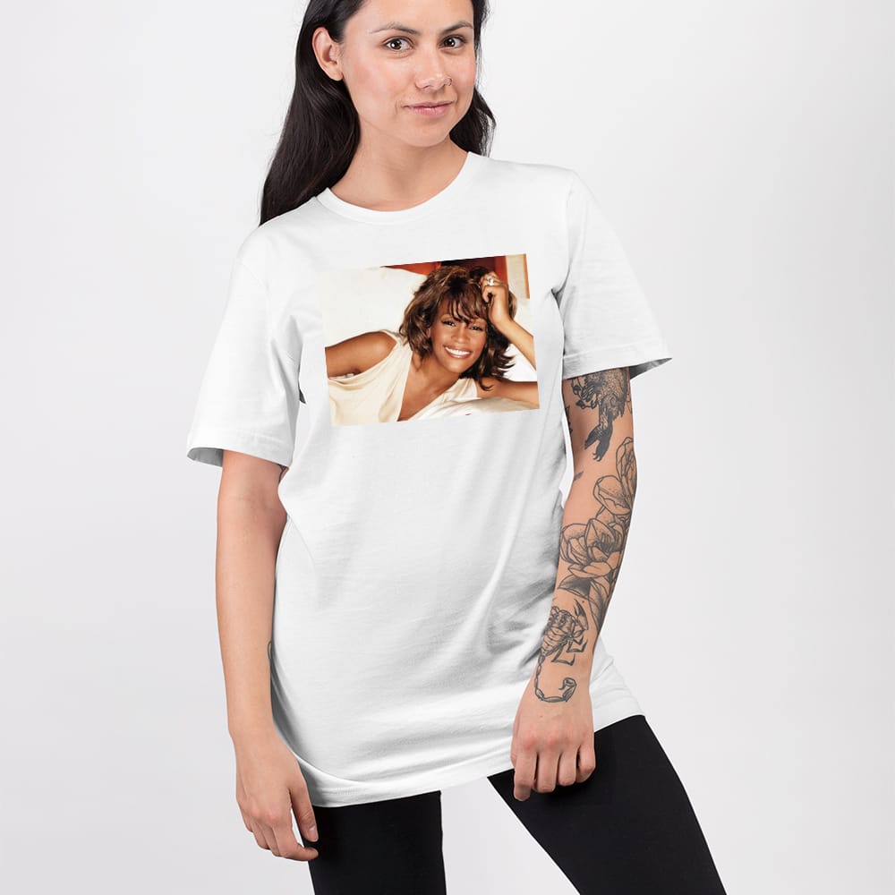 Baker Mayfield wears Whitney Houston Shirt Baker Mayfield wears Whitney Houston Shirt