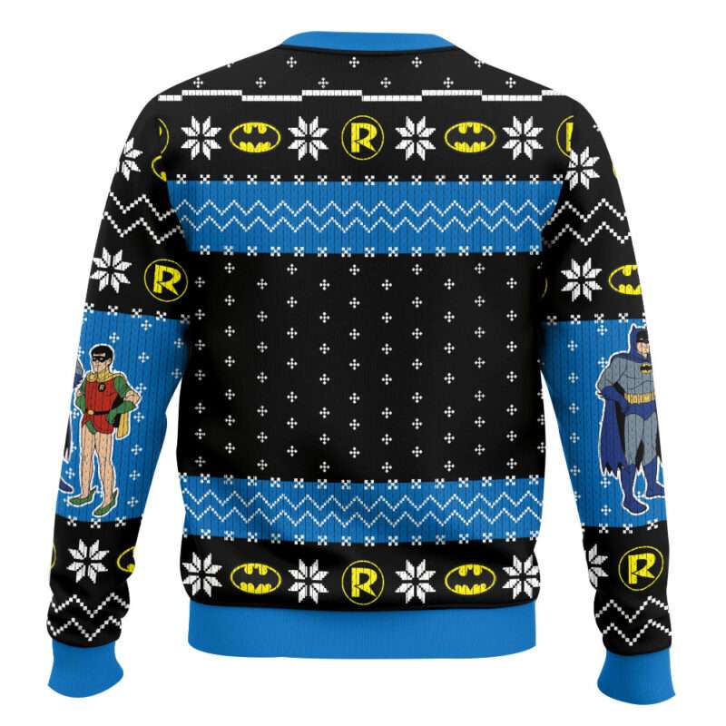 Batman And Robin Ugly Christmas Sweater Batman And Robin Ugly Christmas Sweater