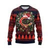 Bears Wreath Texans Ugly Christmas Sweater