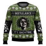 Beetlejuice It's Showtime Ugly Christmas Sweater