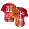 Bengals x Reds City Skyline Baseball Jersey