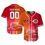 Bengals x Reds City Skyline Baseball Jersey