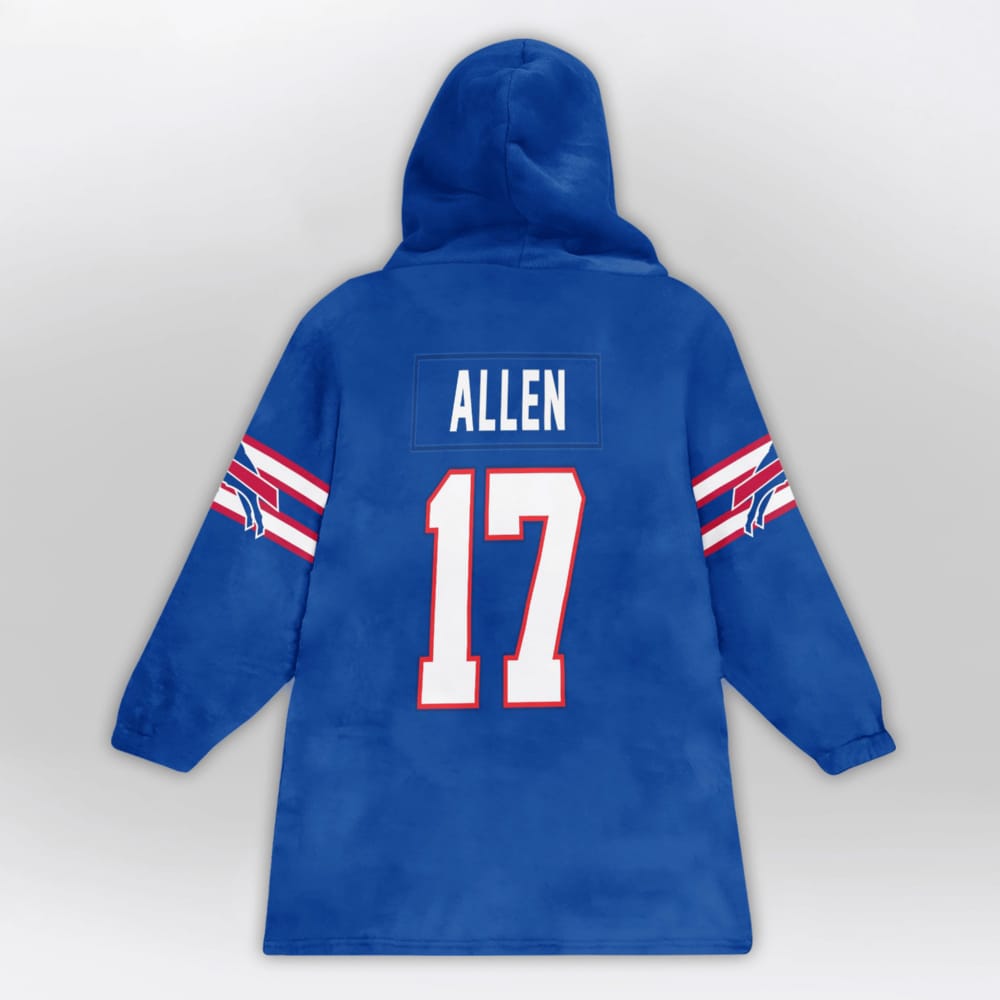 Bills Josh Allen Signature Blanket Hoodie Bills Josh Allen Signature Blanket Hoodie