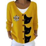Black Cat Sigma Gamma Rho Sisterhood Cardigan