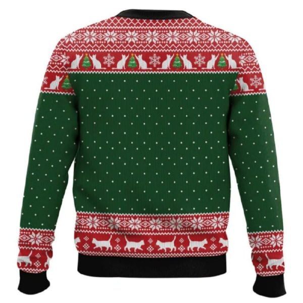 Black Cat That’s What I Do I Drink Coffee I Hate People And I Know Things Ugly Christmas Sweater
