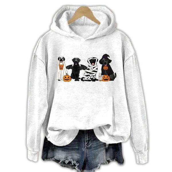 Black Labrador Halloween Hoodie