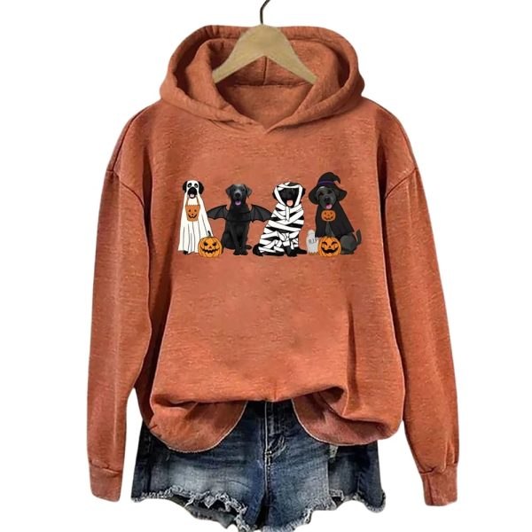 Black Labrador Halloween Hoodie