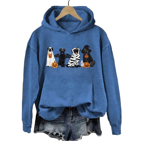 Black Labrador Halloween Hoodie