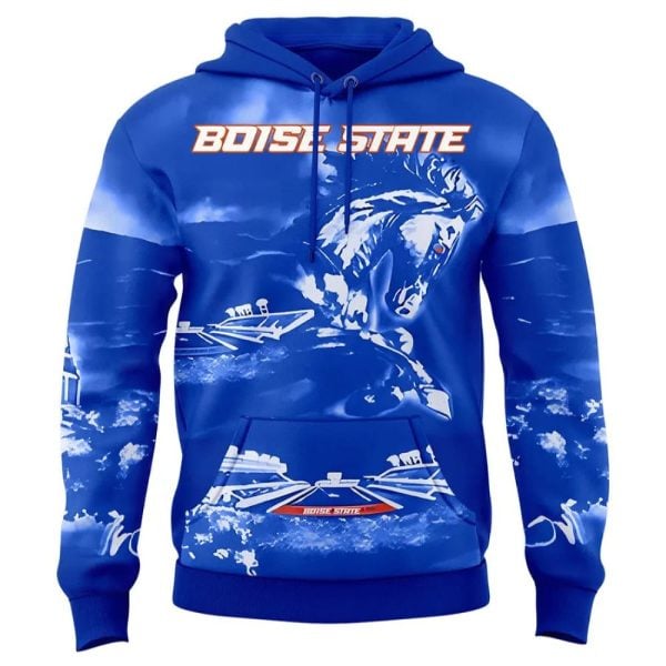 Boise State Football The Blue And The State Of Idaho 2025 Hoodie