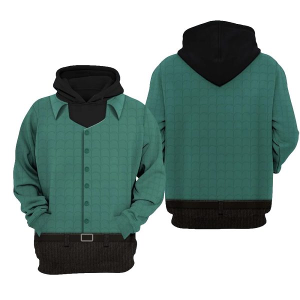 Boris Hauntley Cosplay Halloween Costume Hoodie