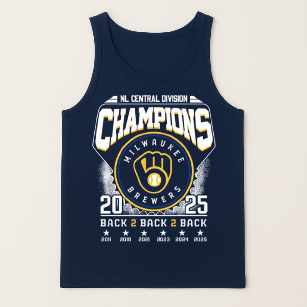 Brewers NL Central Division Champions 2025 B2B2B Shirt Brewers NL Central Division Champions 2025 B2B2B Shirt