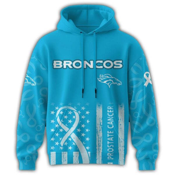 Broncos Prostate Cancer Awareness Hoodie 2025