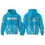 Browns Prostate Cancer Awareness Hoodie 2025