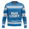 Bud Light Beer Ugly Christmas Sweater