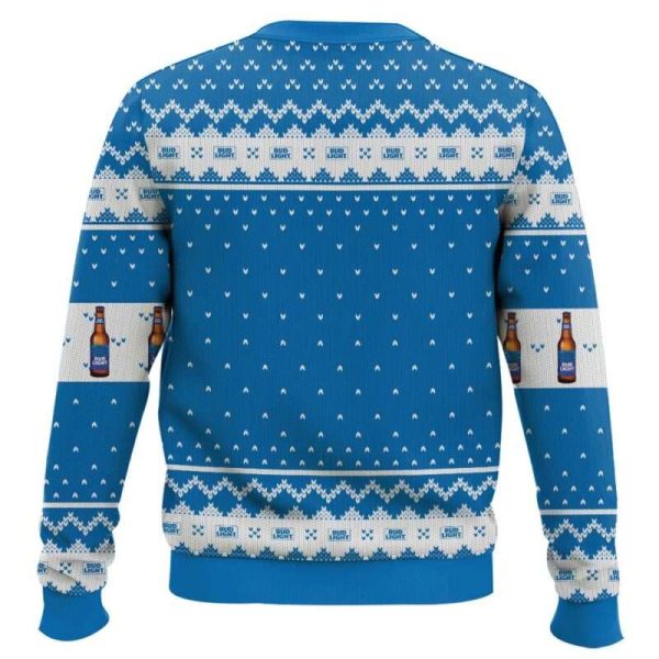 Bud Light Beer Ugly Christmas Sweater