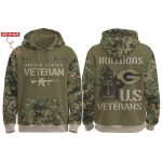 Bulldogs Happy Veteran Day Hoodie 2025