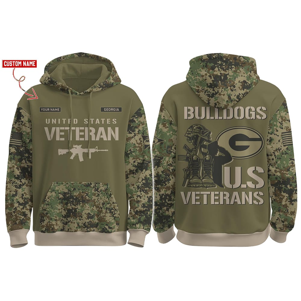 Bulldogs Happy Veteran Day Hoodie 2025 Bulldogs Happy Veteran Day Hoodie 2025