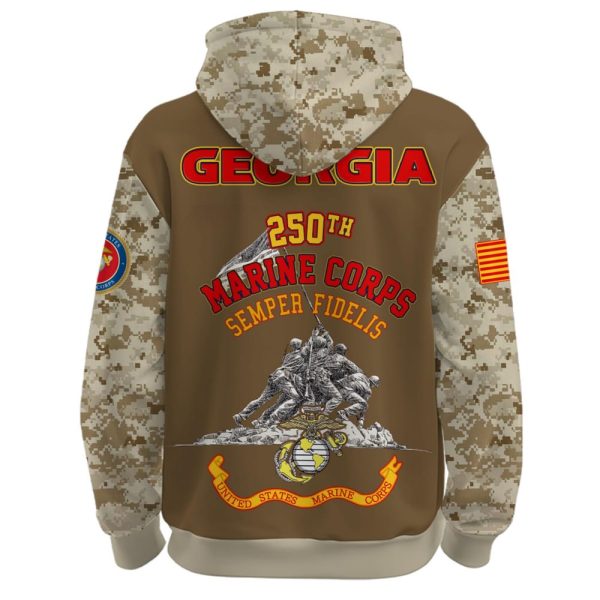 Bulldogs USMC 250th Birthday Hoodie 2025