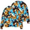 Butterfly Abstract Colorful Vintage Ugly Christmas Sweater